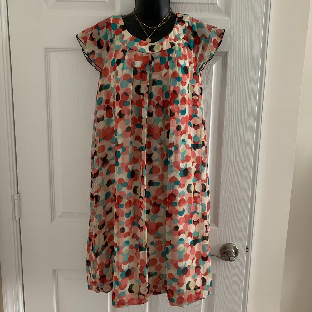 I.N. Studio Women´s Multicolor Shift Dress, Size 12